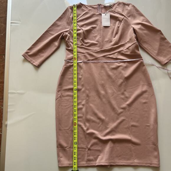 Hobemty Pink Extra Large Dress NWT - Pencil Skirt - Sophisticated- New! - Picture 16 of 16